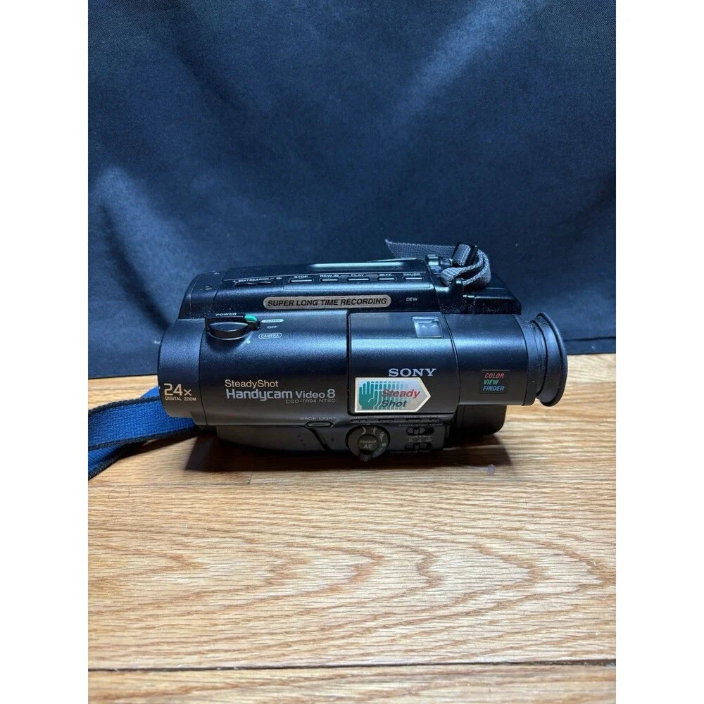 Sony Steady Shot Handy Cam Video 8 24 Digital Zoom CCD-TR94 NTSC Untested